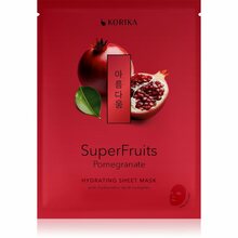 Niisutav näomask Korika Superfruits Hydrating Sheet Mask Pomegranate, 25 g