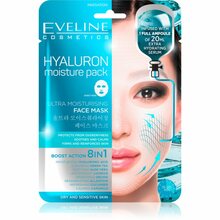 Niisutav kangasmask Eveline Cosmetics Hyaluron Moisture Pack, 20 ml