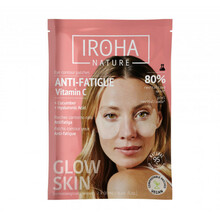 Silmamask Iroha Nature Eye Contour Patches Vitamin C Cucumber & Hyaluronic Acid, 2x8 ml