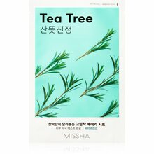 Näomask teepuuga Missha Airy Fit Tea Tree, 19 g
