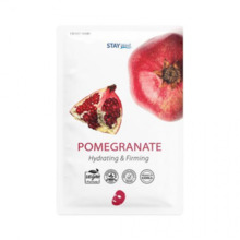 Lehtmask Stay Well Climate Neutral Nourishing & Brightening Sheet Mask Pomegranate, 1 tk
