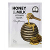 Lehtmask näole Bom Honey & Milk Vitamin Mask, 1 tk