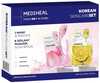 Lehtmaskide komplekt Mediheal, 2 x 24 ml, koos klaasist massaažiseadmega