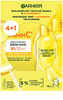 Kangasmaskide komplekt C-vitamiiniga Garnier Vitamin C Brightening Serum Mask, 4+1 tk