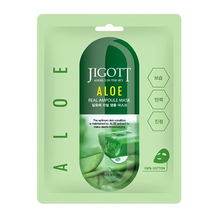 Niisutav näomask Jiggott Aloe Real Ampoule Mask, 27 ml