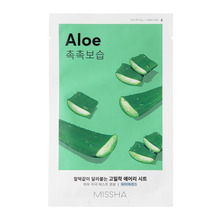 Niisutav ja rahustav kangasmask Missha Airy Fit Aloe, 19 g