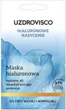 Näomask Uzdrovisco Hyaluronic Saturation, 2 x 5 ml
