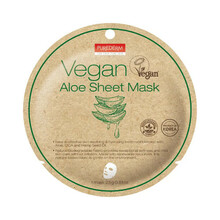 Vegaanlik näomask Purederm Vegan Aloe, 23 g