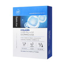 Näomask kollageeniga Farmstay Collagen Water Full Moist Soothing, 27 ml x 10 tk