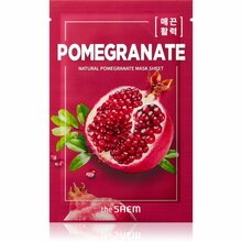Kangasmask granaatõuna ekstraktiga The Saem Natural Pomegranate Mask Sheet, 21 ml