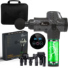 Massaažipüstol Extralink Massage Gun Pro, 3800 RPM, 6 vahetatavat otsikut, must