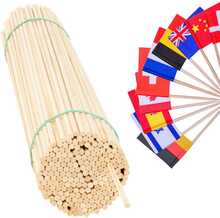 Buko puidust lipupulgad GSG24, 50 cm / 5 mm, 100 tk