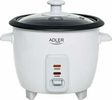 Riisikeetja Adler AD 6418, 0,6 L, 300 W, valge