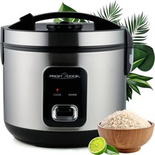 Riisikeetja Profi Cook PC-RK 1285, 0,16 L, must/hõbedane
