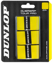 Käepideme teip Dunlop Tour Pro, kollane, 3 tk