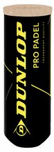 Padeli pallide komplekt Dunlop Pro Padel, kollane, 3 tk