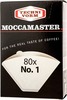Paberist kohvifiltrid Moccamaster Nr. 1, 80 tk