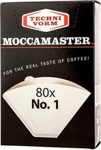 Paberist kohvifiltrid Moccamaster Nr. 1, 80 tk