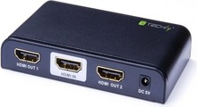 Videosignaali jagaja Techly 023974, 4K