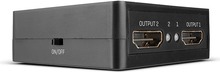 Vahejagaja Lindy 38358, HDMI 2 porti, must