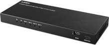 Videojagaja Lindy 38535, HDMI 4 porti, 8K60, heliväljundiga