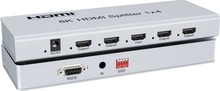 Videolüliti PremiumCord HDMI 2.1, 1-4 porti, 8K60Hz, 4K120Hz, HDR