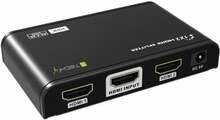Videosignaali jagaja Techly 104837, HDMI 2.0 1x2, 4K 60Hz HDR EDID