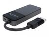 Videosignaali jagaja Delock 87737, DisplayPort 1.4, 1x sisend, 3x väljund, must, 30 cm