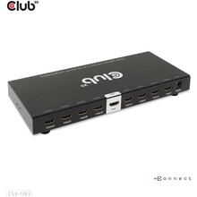 Videolüliti Club3D CSV-1383, HDMI 1:8, 4K60Hz UHD, 8 porti