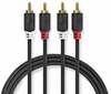 Audiokaabel Nedis CABW24200AT10, 1 m, antratsiit