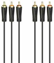 Audio kaabel Hama 00205151, 3 x RCA, 3 m, must