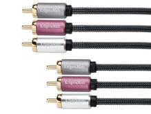 Audio kaabel Kruger & Matz 3 RCA-3 RCA, 3 m