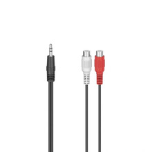Adapter Hama RCA - 3,5 mm, 00205185, must