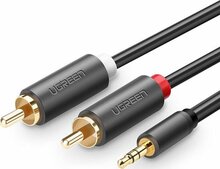 Kaabel UGREEN AV102 2x RCA (Cinch) - 3,5mm, 10m