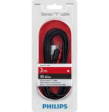 Audio kaabel Philips SWA2520W/10, 3,5 mm M - 2x RCA M, 3 m, must