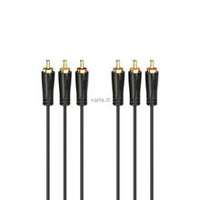 Kaabel Hama 3 RCA - 3 RCA, 1,5 m, must