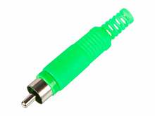 RCA pistikud Blow, rohelised, 20 tk