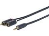 Audiokaabel Vivolink PROMJRCA7, 3,5 mm - 2 x RCA male, 7 m, must