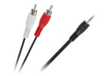 Audiokaabel Jack 3.5-2 x RCA, 1.5 m