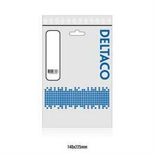Helikaabel Deltaco MM-110, 2 m, must, punane, valge