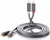 Helikaabel Ugreen 10520 AV104, 2 x RCA, 5 m, hall
