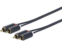 Audiokaabel Vivolink ProRCARCA3, 2 x RCA - 2 x RCA, 3 m, must