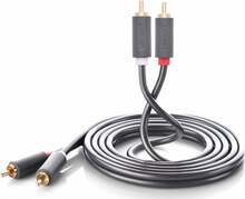 Helikaabel Ugreen 10520 AV104, 2 x RCA, 5 m, hall