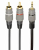 Audiokaabel Amberin 2x RCA - 3,5 mm, 2,5 m