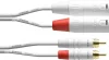 Helikaabel Cordial RCA/XLR, 3 m, valge