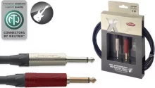 Instrumentaalkaabel Stagg XGC3SW, 3 m, must
