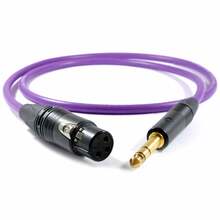 Kaabel Melodika Jack 6.3mm - XLR, 20 m, lilla