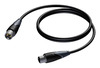Helikaabel Procab CLA901/0.5, 2xXLR, 0.5 m, must, hall