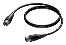 Helikaabel Procab CLA901/0.5, 2xXLR, 0.5 m, must, hall