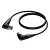Nurgaga kaabel Procab CLA904/5, XLR, 5 m, must/hall